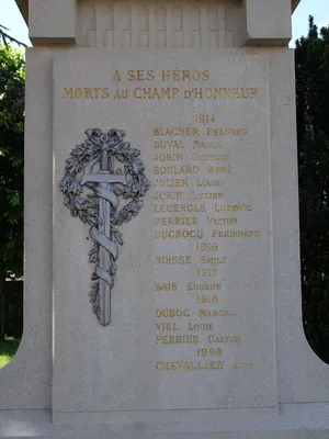 Monument aux Morts de Talmontiers